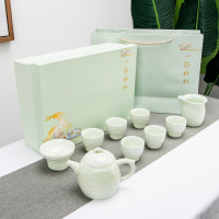 功夫茶具套装翡翠陶瓷