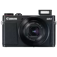 佳能 PowerShot G9 X Mark II G9X2 数码相机 黑色2010万有效像素 28-84mm变焦