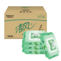清风 湿巾 御本草系列杀菌湿纸巾80片*4包