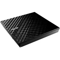 华硕(ASUS) 8倍速 USB2.0 外置DVD刻录机 移动光驱 黑色(SDRW-08D2S-U)