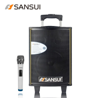山水（sansui）音响 SA1-10 广场舞户外音响 拉杆蓝牙U盘 便携锂电音箱