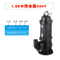 国标小型家用污水泵1.5KW(单位:台)