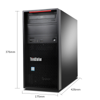 联想(Lenovo)P520C 台式工作站(W-2123 64G 256G SSD+2T 8G 独显 黑色)