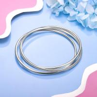 老庙黄金 老庙足银三生三世三环固口手镯银手镯女