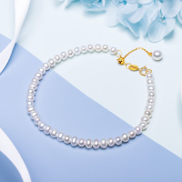 老庙 | [11.11提前购]18K金珍珠手链简约优雅珍珠手链表白礼