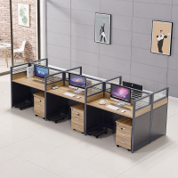 昊丰(HaoFeng) GS-001 直台面款 办公家具职员办公桌简约现代员工电脑桌椅组合屏风卡座