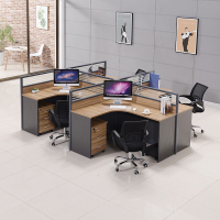 昊丰(HaoFeng) GS-2 办公家具职员办公桌简约现代员工电脑桌椅组合屏风卡座
