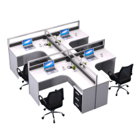 昊丰(HaoFeng) GS-4 办公家具职员办公桌简约现代员工电脑桌椅组合屏风卡座