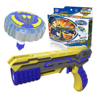 灵动创想魔幻陀螺4代男孩女孩玩具单核聚能引擎套装-蓝印&御空勇士GT0102(聚能尖颜色随机)