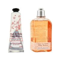欧舒丹甜蜜樱花沐浴露250ML +欧舒丹甜蜜樱花润手霜30ML