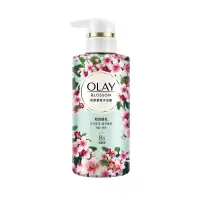 玉兰油(OLAY) 花漾香氛沐浴露和风樱花300克 3瓶装