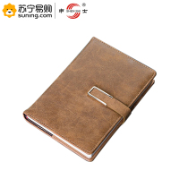 申士(SHEN SHI) 磨皮笔记本 18718 18K 140张 棕黄 一本装(5本起发)