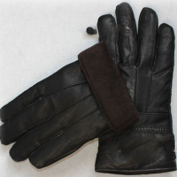 ANRUITE 男士均码保暖羊皮时尚户外手套