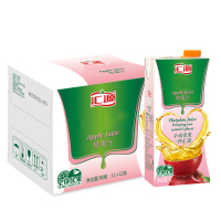果汁 苹果汁饮料 1L*12盒 饮料整箱