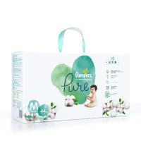 帮宝适(Pampers) 超高端日本进口纯净纸尿裤M号中码44片/包 单包装