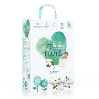 帮宝适(Pampers) 超高端日本进口纯净纸尿裤NB号初生码58片/包 单包装