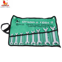 威力狮（wynn‘s）8件双开口扳手组套 双头镜面呆扳手组套装 CR-V铬钒钢汽修机修扳手组套 8-24 W0328A