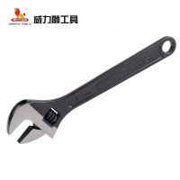 威力狮 活动扳手德式黑珍珠镀铬半抛光发黑扳手 WNS450A 18寸发黑活动扳手