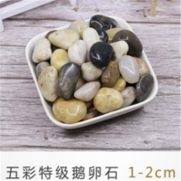 50斤 装 天然鹅卵石 雨花石 1-2cm