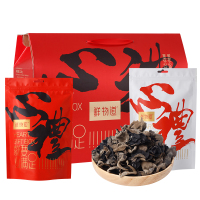 鲜物道 山味心礼1.12kg山珍盒黑木耳鲍鱼菇南北干货野生菌节日团购组合装