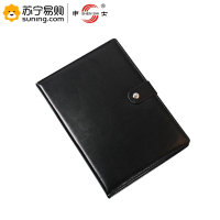 申士(SHEN SHI) 贴芯皮面笔记本 18-37 18K 120张 黑色 一本装(5本起发)