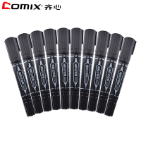 齐心(COMIX)MK803 大双头油性记号笔 120支装 黑色