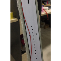 企购优品灯管双端进电一体化灯管日光灯格栅灯经济型节能灯管1.2米 40W双支带罩支架 含灯管