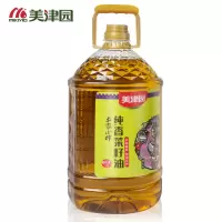 美津园(mikiyio)土家小榨纯香菜籽油5L/瓶