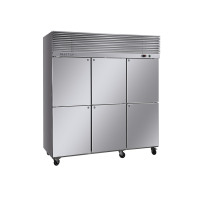 摩威尔CRT48-4P商用厨房风冷冰箱风冷冰柜立式玻璃三门双温冷藏/冷冻保鲜柜冷柜厨房冰柜