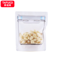 日本泰福高（TAFUCO） 韩国进口 家用食品密封袋 保鲜袋 可重复使用 加厚密实袋封口袋 S号-五个150*180mm