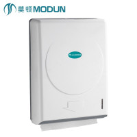 莫顿(MODUN) 挂壁式防水手纸箱卫生间纸巾盒擦手纸盒纸巾盒 M-5821 ABS白色打孔