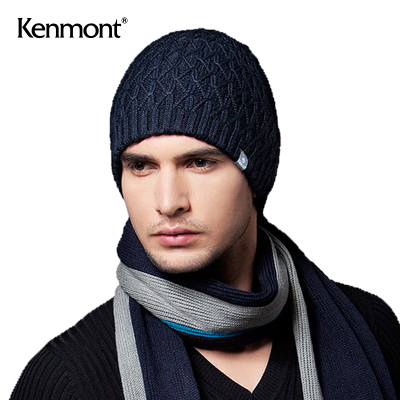 卡蒙(Kenmont) 男士帽子冬季毛线帽 KM-1180