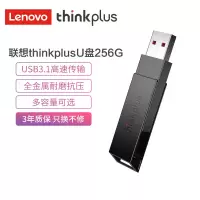 联想thinkplus 256GB金属优盘USB3.1闪存盘高速商务think U盘 X101