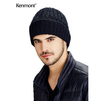 卡蒙(Kenmont) 男针织帽加绒双层毛线帽韩版 KM-1758