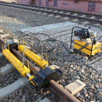 液压钢轨拉伸机 YLS-900型 本田GX160汽油机 最大拉轨力2*450KN