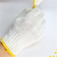 劳保线手套棉纱1打12双
