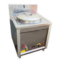 蓝功带鼓风机单头蒸煮炉1200*1200*800电子脉冲点火广式节能炉头250W