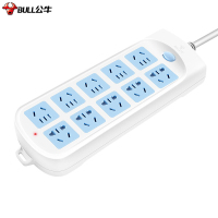 公牛(BULL) 新国标插座/插线板/插排/排插/接线板/拖线板 GN-605 10位总控全长3米