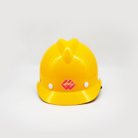 天安V式玻璃钢安全帽 logo可定制印刷