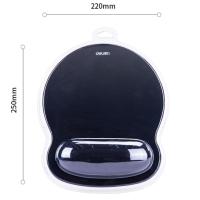 得力 办公鼠标垫 碗托鼠标垫 电脑桌垫键盘垫 黑色 2225