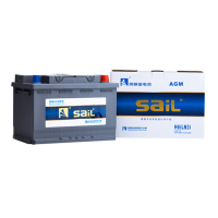 风帆(sail) 190H52 汽车少维护电瓶蓄电池 不含电解液 12V货车轻卡重卡大巴叉车发电机组