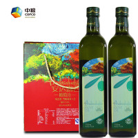 中粮 安达露西纯正橄榄油套盒装 750ml*2瓶/盒 单盒价格 6盒/箱 单箱起订