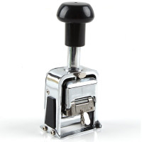 齐心（COMIX）B3906 耐用精钢自动号码机（6位）自动号码机6位 镍