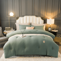 约克罗兰YBX0203雅柔水洗棉冬被（墨绿）200*230cm