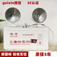 新国标高亮消防双头停充电安全出口应急灯