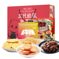 三只松鼠 零食卤味礼包B 578g XH