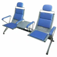 三连排椅 蓝色带枕 企业定制