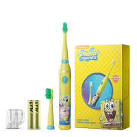 力博得(LEBOND)电动牙刷儿童声波震动牙刷电池款超长待机自动牙刷EB海绵宝宝