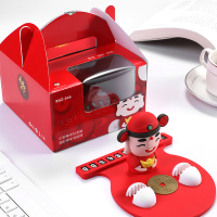 itbull小财神手机支架临时停车号码牌 车内装饰汽车用品 多功能挪车牌