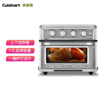 美膳雅(Cuisinart)电烤箱家用 多功能热风炉 空气炸烘焙 大容量 吐司机面包机 TOA-60CN
